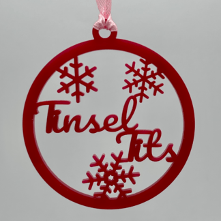 Sweary Ornament - Tinsel Tits