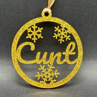 Sweary Ornament - Cunt